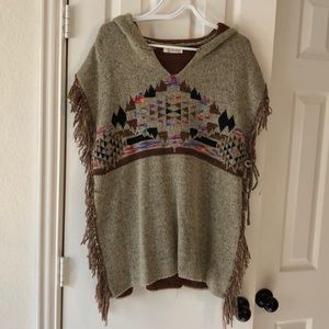 Multicolored Poncho